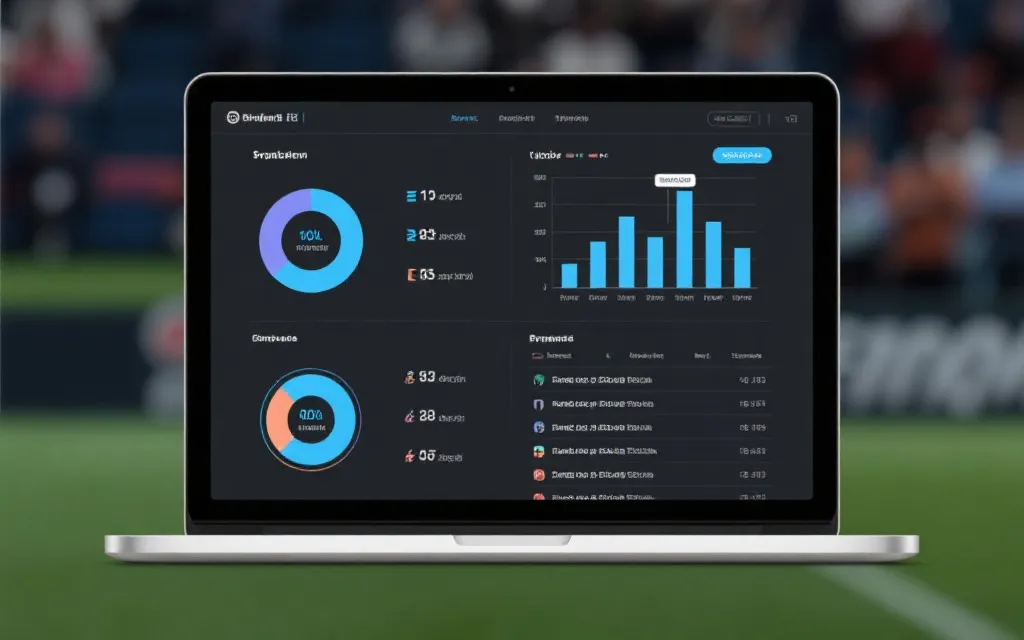 赛事数据可视化与页面布局